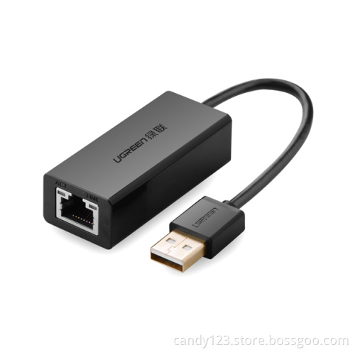 UGREEN USB 2.0 10/100 Mbps Network Adapter--ABS case